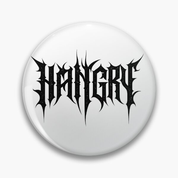 Item preview, Hangry Savage Metal Typography Design designed and sold by elmagic1.
