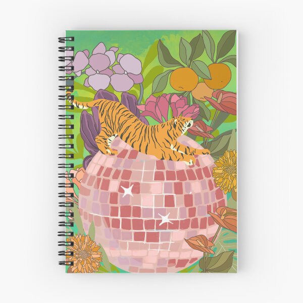 Item preview, Tiger Stretching On Disco ball designed and sold by Haylea Does Art.