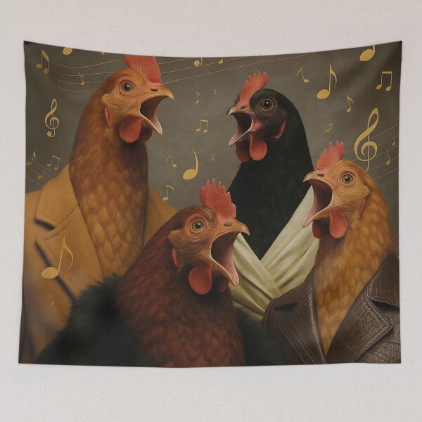 Item preview, the four tenors, funny chickens designed and sold by Mauswohn.