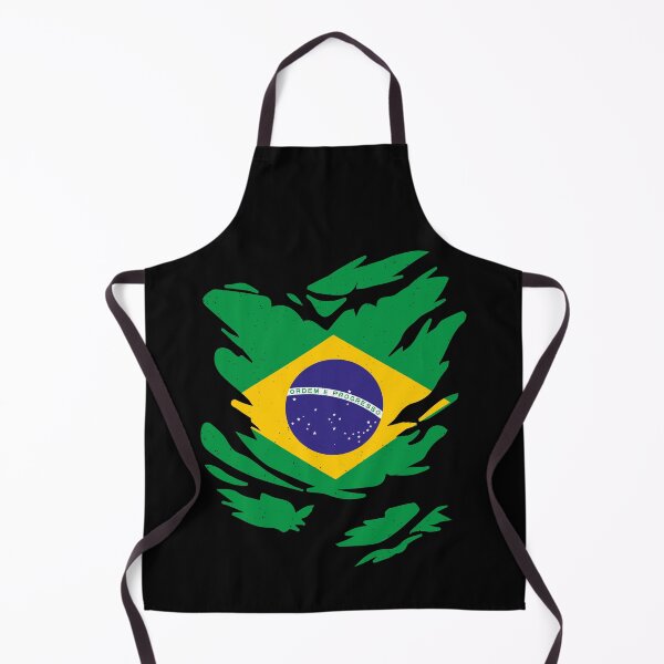 Item preview, RIPPED SHIRT FLAG INSIDE - BRAZIL - Fans and Teams for Men and Women T-shirt designed and sold by wallsandpatts.
