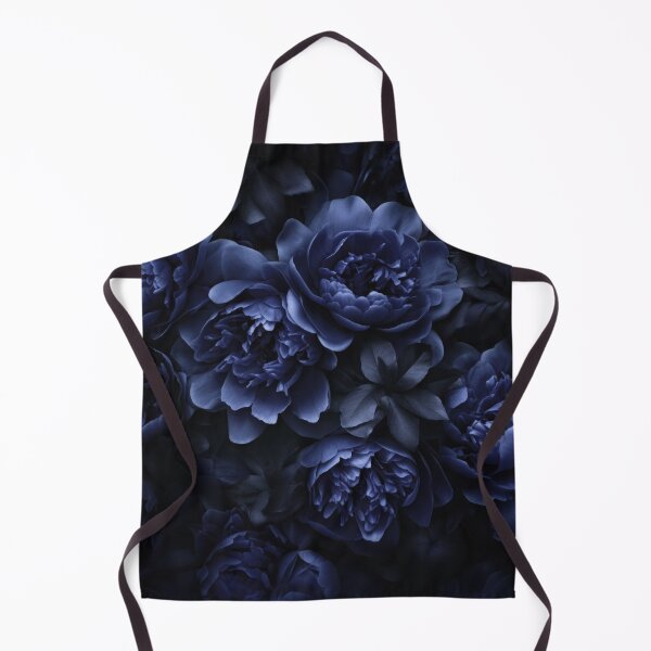 Artikelvorschau, Opulentes Blumendrama Dunkles Mitternachtsblau entworfen und verkauft von artsandsoul.