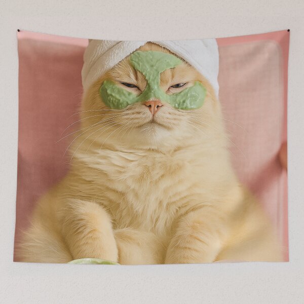 Item preview, Wellness at home, funny cat designed and sold by Mauswohn.