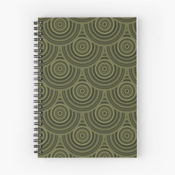 Item preview, Circle Scallop Design - Olive designed and sold by Dawn Anthes.