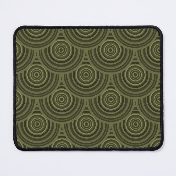 Item preview, Circle Scallop Design - Olive designed and sold by Dawn Anthes.