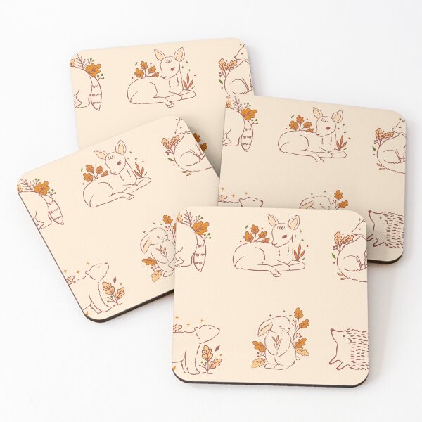 Item preview, Woodland Creatures Outlines designed and sold by Haylea Does Art.