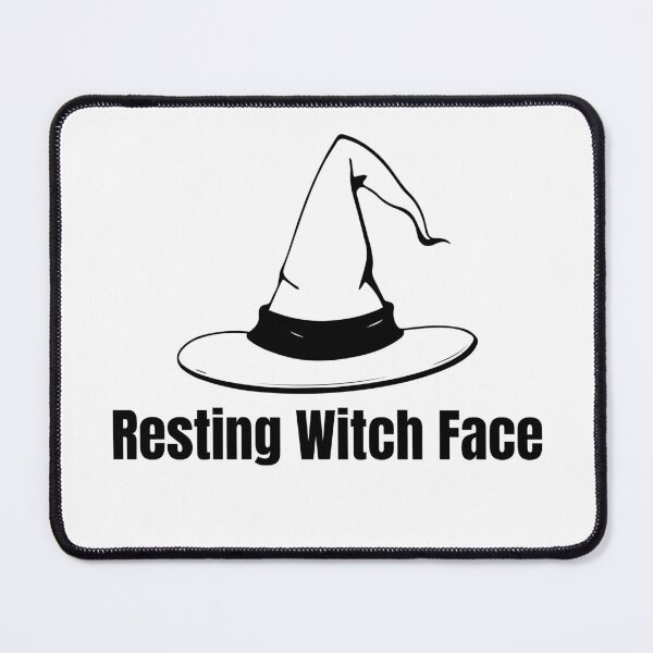 Item preview, Resting Witch Face Funny Gothic Halloween Witch Design designed and sold by luckyhue.