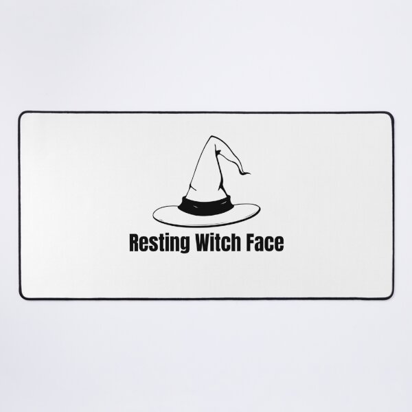 Item preview, Resting Witch Face Funny Gothic Halloween Witch Design designed and sold by luckyhue.