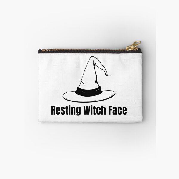 Item preview, Resting Witch Face Funny Gothic Halloween Witch Design designed and sold by luckyhue.