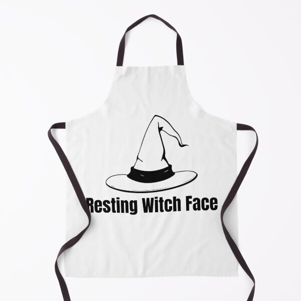Item preview, Resting Witch Face Funny Gothic Halloween Witch Design designed and sold by luckyhue.