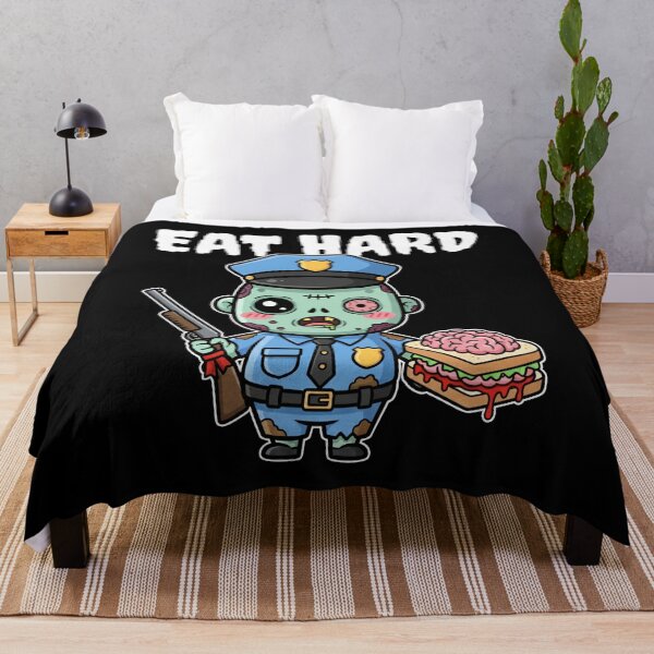 Item preview, EAT HARD - ZOMBIE HALLOWEEN designed and sold by KEF Custom.