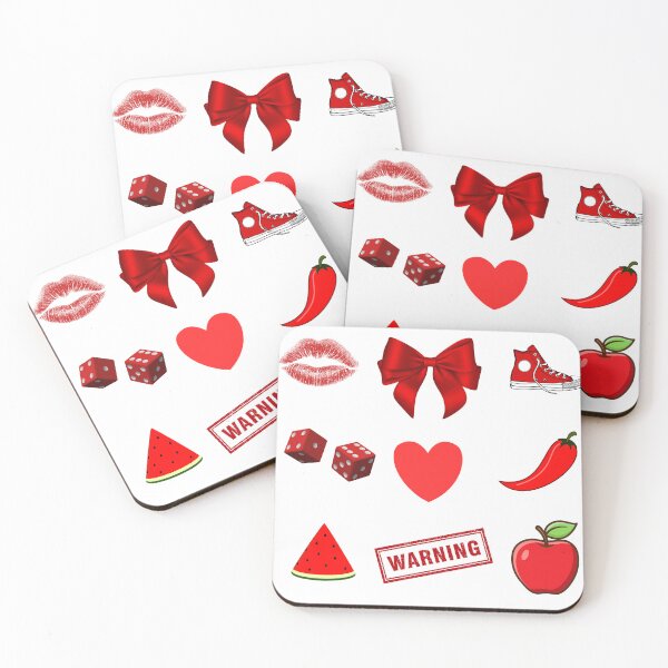 Item preview, Red Icons Collection – Bold & Playful designed and sold by Arte Zen.