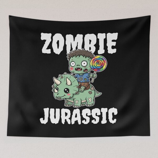 Item preview, ZOMBIE JURASSIC - ZOMBIE HALLOWEEN designed and sold by KEF Custom.