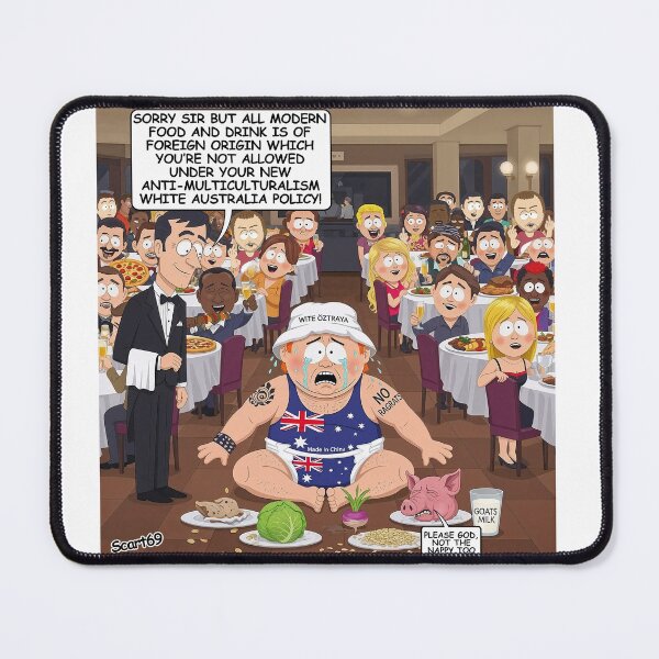 Item preview, Wite Oztraya - New Laws For Racists - Southpark Vibe designed and sold by riotgear.