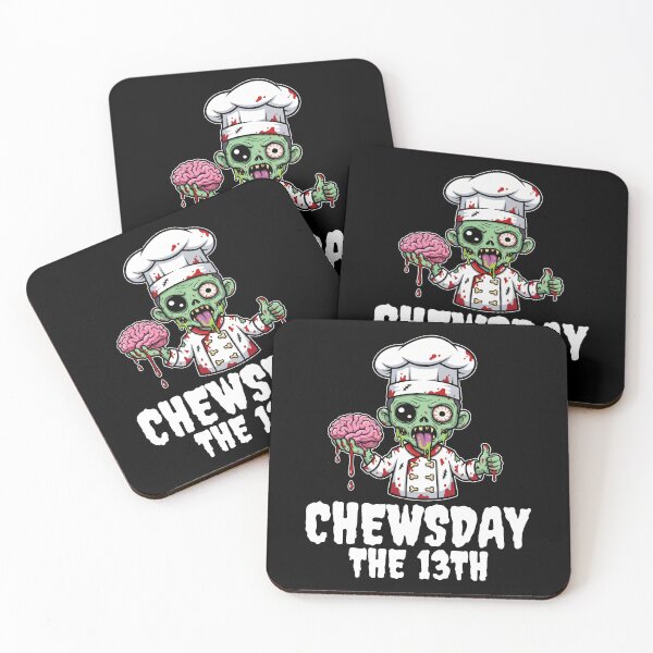 Item preview, CHEWSDAY THE 13TH - ZOMBIE HALLOWEEN designed and sold by KEF Custom.