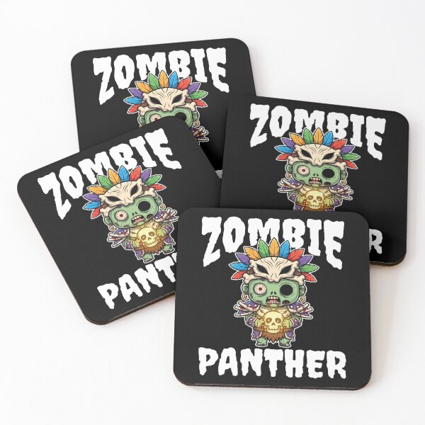 Item preview, ZOMBIE PANTHER - ZOMBIE HALLOWEEN designed and sold by KEF Custom.