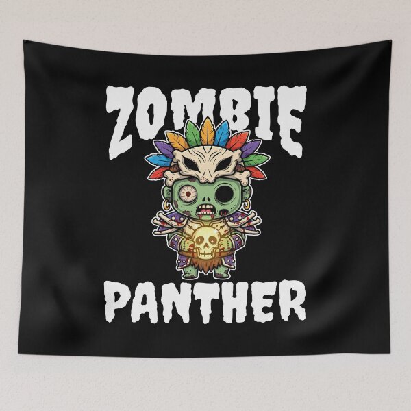 Item preview, ZOMBIE PANTHER - ZOMBIE HALLOWEEN designed and sold by KEF Custom.