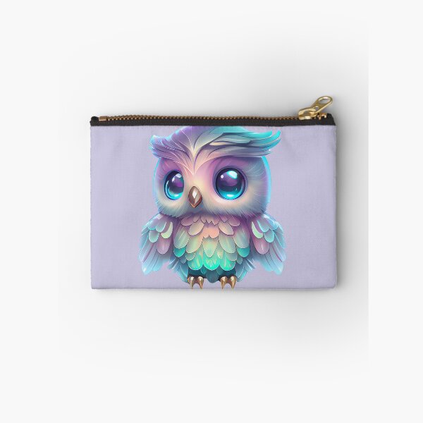 Item preview, Cute Neon Fantasy Owl Illustration designed and sold by RUNI ARTVIBE.