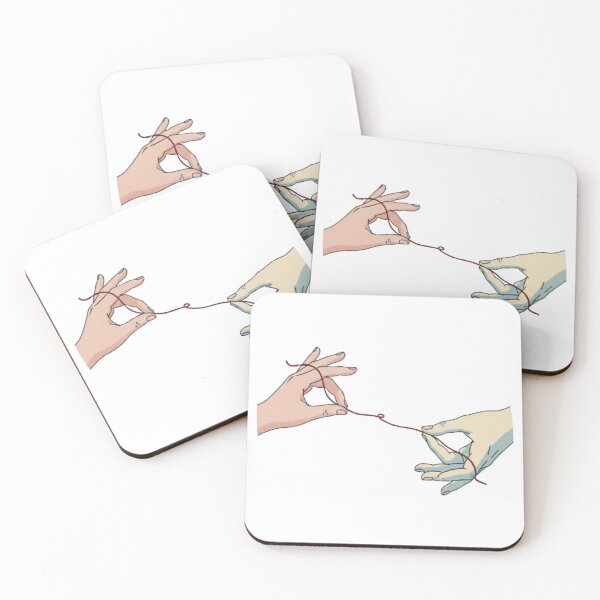 Item preview, Red Thread of Fate Connection Sticker | Soulmate Aesthetic Art designed and sold by EverMuse_0_0.