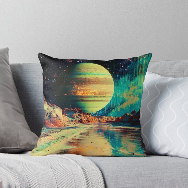 Item preview, Glitch Art Cosmic Planet - Surreal Space Scene designed and sold by Myra365Art.