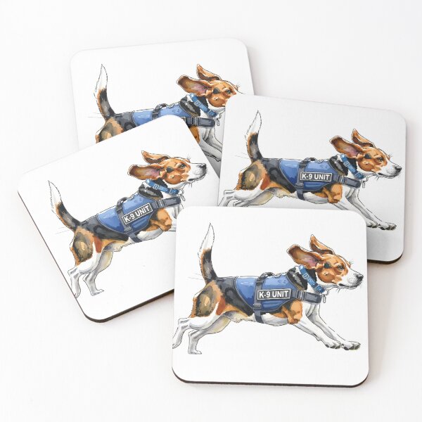 Item preview, Beagle K-9 Unit Watercolor designed and sold by Tonn Peerapon.