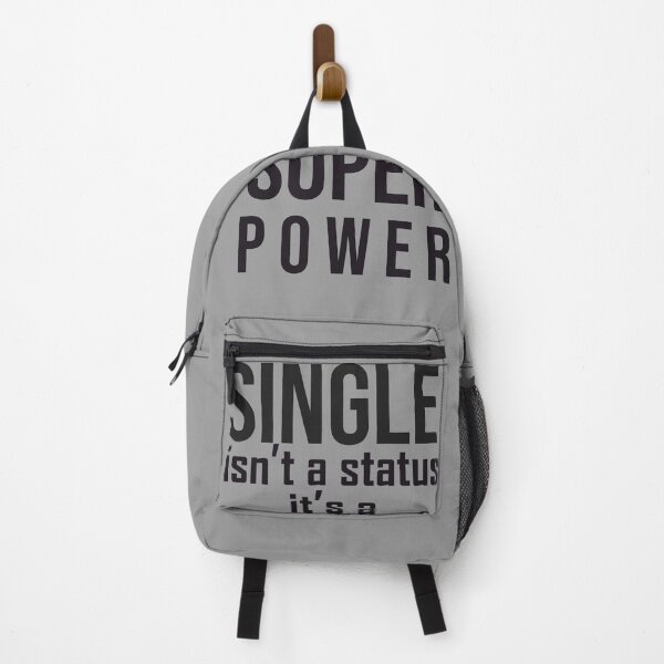 Item preview, Single Isn’t a Status It’s a Superpower Quote – Independence and Confidence Design designed and sold by ArtsyExplorer.