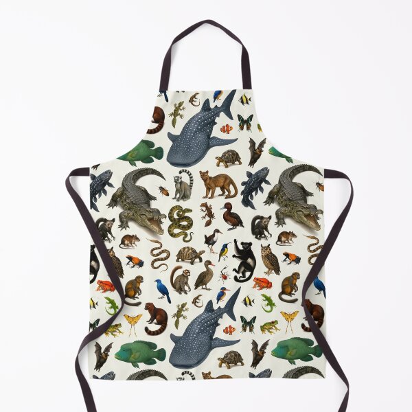 Item preview, Animals of Madagascar Retro Illustration Chart Scientific Art designed and sold by kakarikihill.