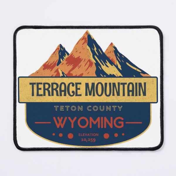 Item preview, Terrace Mountain, Teton County, Wyoming, Mountain Design designed and sold by Wanderful-roads.