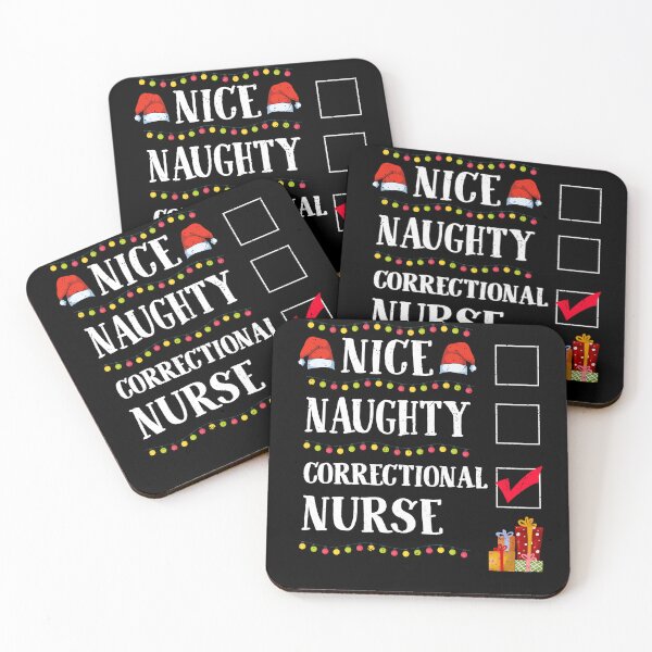 Item preview, Funny Nice Naughty Correctional Nurse Christmas Santa designed and sold by boatngsxzx.