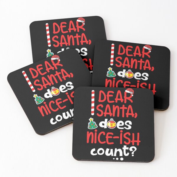 Item preview, Funny Naughty Christmas Dear Santa Does Nice-ish Count Xmas designed and sold by boatngsxzx.