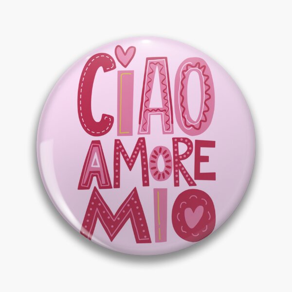 Item preview, Cute Italian love greeting: ,,Ciao Amore Mio." designed and sold by SaraSumi.