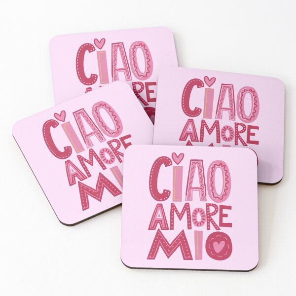 Item preview, Cute Italian love greeting: ,,Ciao Amore Mio." designed and sold by SaraSumi.