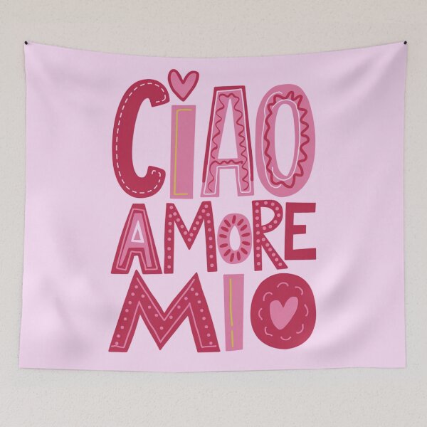Item preview, Cute Italian love greeting: ,,Ciao Amore Mio." designed and sold by SaraSumi.