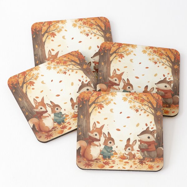 Item preview, Cozy Cute Forest  Animals designed and sold by ArtBySylvia.