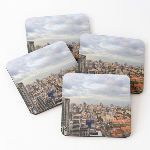Artikelvorschau, Hauptstadt Skyline Stadtbild Phnom Penh Kambodscha entworfen und verkauft von Kevin Miller Photography.