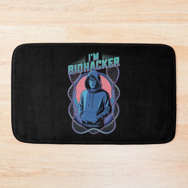 Item preview, I❤️BioHCKR: BioHacker RetroWave Hoodie designed and sold by mrGrayMan.