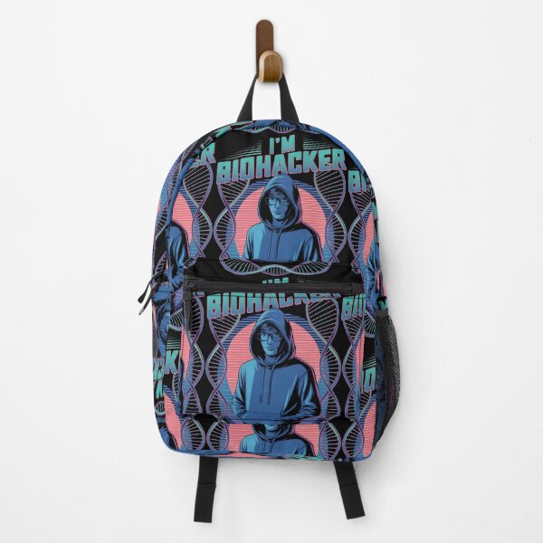 Item preview, I❤️BioHCKR: BioHacker RetroWave Hoodie designed and sold by mrGrayMan.