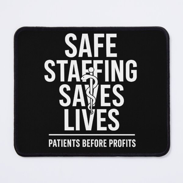 Item preview, Safe Staffing Saves Lives Nurse Strike Support designed and sold by NightWisdom.