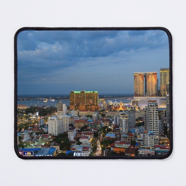 Item preview, Capital City Skyline Cityscape Phnom Penh Cambodia designed and sold by Kevin Miller Photography.