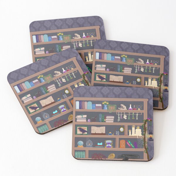 Item preview, Witchy Bookcase Tableau designed and sold by cascadiacreator.
