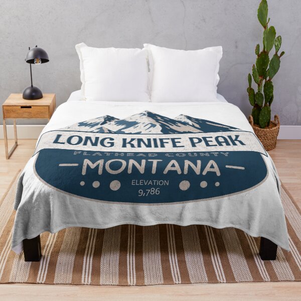 Item preview, Long Knife Peak, Flathead County, Montana, Mountain Design designed and sold by Wanderful-roads.