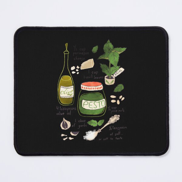 Item preview, Pesto Illustrated Recipe. designed and sold by aqvejmwjn.