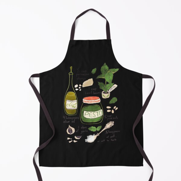 Item preview, Pesto Illustrated Recipe. designed and sold by aqvejmwjn.