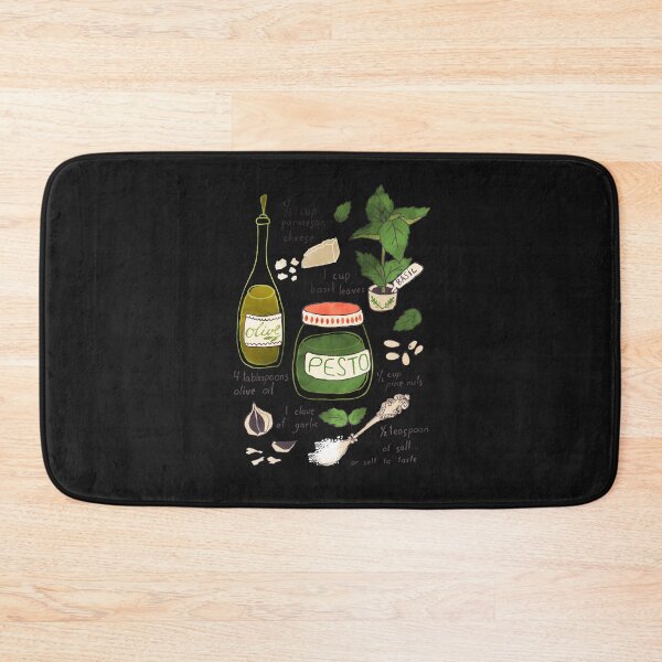 Item preview, Pesto Illustrated Recipe. designed and sold by aqvejmwjn.