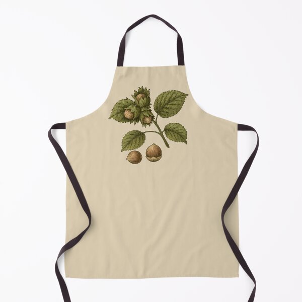 Item preview, Hazelnut Hazelnuts and leaves vintage botanical illustration designed and sold by Edith Leyster.
