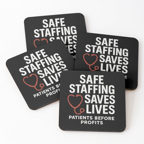 Item preview, Safe Staffing Saves Lives Nurse Strike Support designed and sold by NightWisdom.