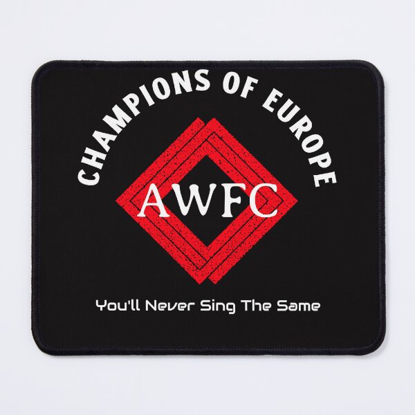 Item preview, AWFC Champions of Europe You’ll Never Sing the Same Arsenal Women Fan Shirt Red White designed and sold by WhackingTax.