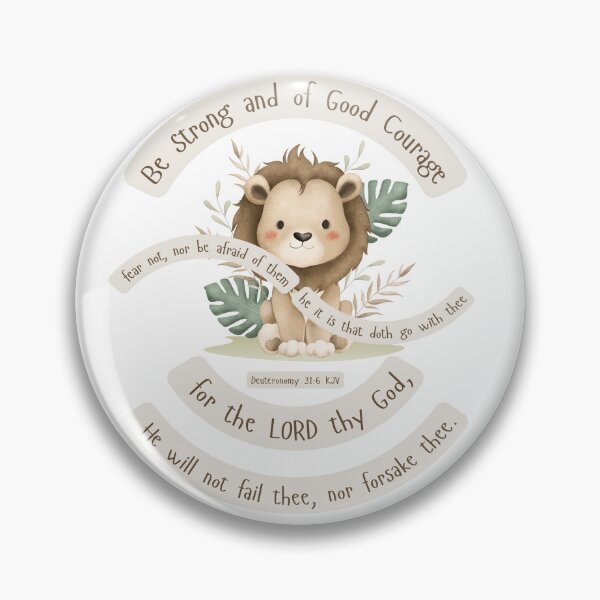 Item preview, Be Strong and Courageous – Deuteronomy 31:6 designed and sold by Ausra789.