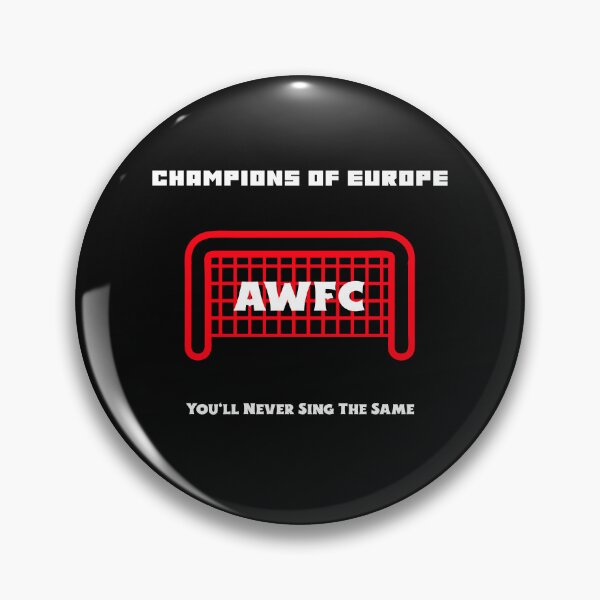 Item preview, AWFC Champions of Europe You’ll Never Sing the Same Arsenal Women Fan Shirt Red White designed and sold by WhackingTax.