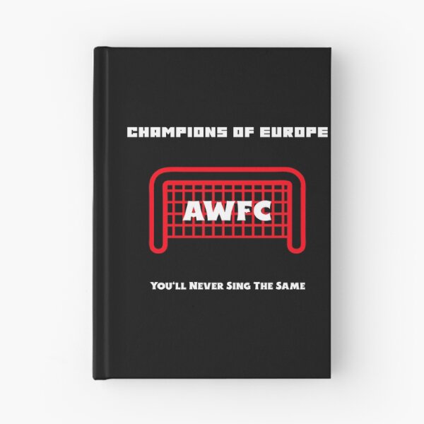 Item preview, AWFC Champions of Europe You’ll Never Sing the Same Arsenal Women Fan Shirt Red White designed and sold by WhackingTax.