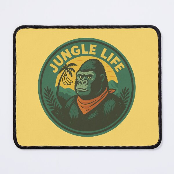 Item preview, Jungle Life – Retro Gorilla designed and sold by hangmeart.